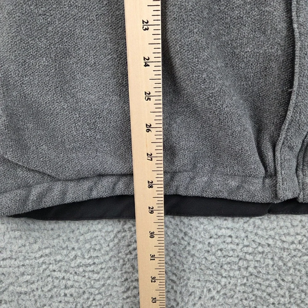 Mountain Hardwear Jacket Mens XL Gray Polartec Fleece Full‎ Zip Made USA